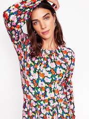 Boden Pink Alexandra Blouson Jersey Dress - Image 3 of 5