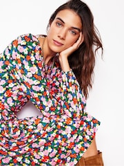 Boden Pink Alexandra Blouson Jersey Dress - Image 4 of 5