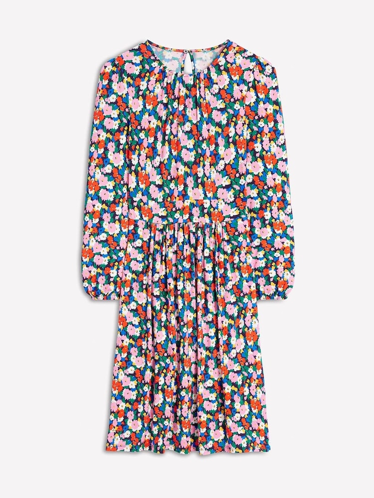 Boden Pink Alexandra Blouson Jersey Dress - Image 5 of 5