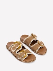 Boden Brown Alberta Footbed Sandals - Image 1 of 4