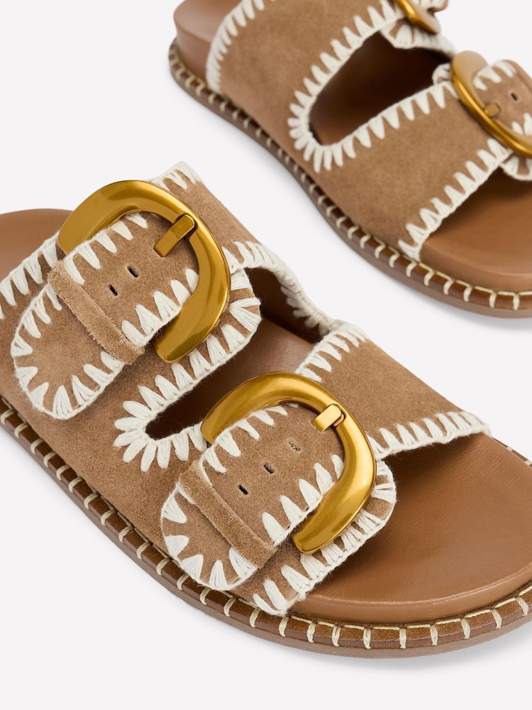 Boden Brown Alberta Footbed Sandals - Image 4 of 4