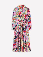 Boden Red Amy Cotton Midi Shirt Dress - Image 6 of 6