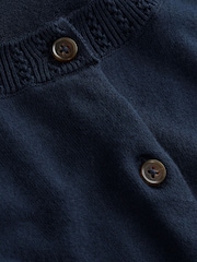 Boden Blue Emilia Cotton Crew Cardigan - Image 6 of 6