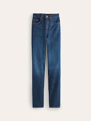 Boden Blue High Rise Rigid 100% Cotton Straight Jeans - Image 6 of 6