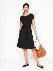 Boden Black Amelie Jersey Dress - Image 4 of 5