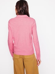Boden Pink Amy 100% Cotton Jersey Shirt - Image 2 of 5