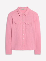 Boden Pink Amy 100% Cotton Jersey Shirt - Image 5 of 5