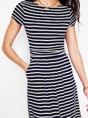 Boden Dark Blue Amelie Jersey Dress - Image 2 of 5