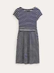 Boden Dark Blue Amelie Jersey Dress - Image 5 of 5