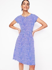 Boden Light Blue Amelie Jersey Dress - Image 1 of 5