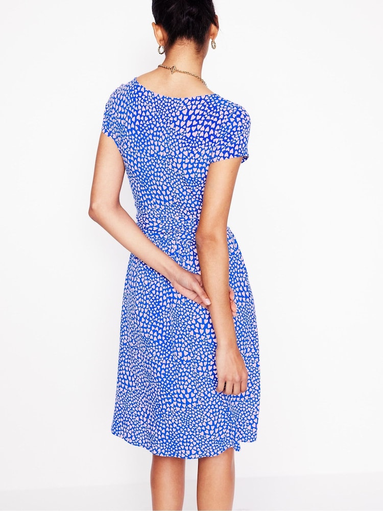 Boden Light Blue Amelie Jersey Dress - Image 2 of 5