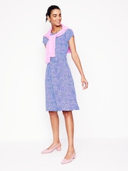 Boden Light Blue Amelie Jersey Dress - Image 4 of 5