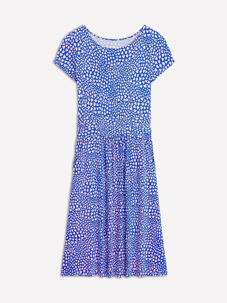 Boden Light Blue Amelie Jersey Dress - Image 5 of 5