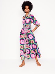 Boden Green Clara 100% Cotton Shirt Dress - Image 1 of 4