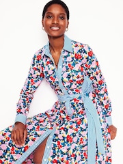 Boden Red Amy Midi Shirt Dress - Image 2 of 5