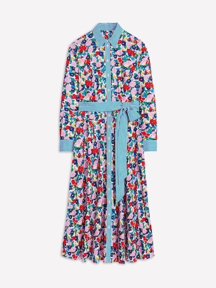 Boden Red Amy Midi Shirt Dress - Image 5 of 5