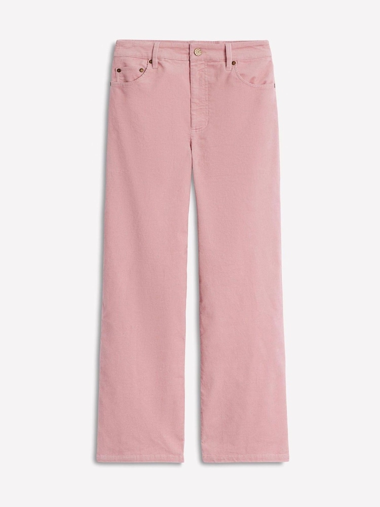 Boden Pink High Rise Straight Corduroy Jeans - Image 5 of 5