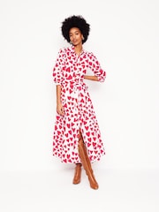 Boden Cream Clara 100% Cotton Shirt Dress - Image 1 of 6