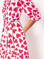 Boden Cream Clara 100% Cotton Shirt Dress - Image 3 of 6