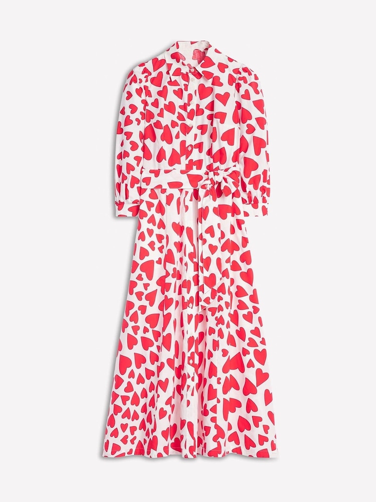 Boden Cream Clara 100% Cotton Shirt Dress - Image 6 of 6