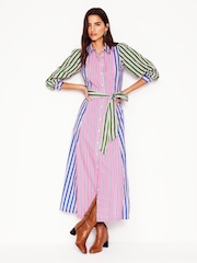 Boden Pink Clara Cotton 100% Cotton Shirt Dress - Image 1 of 6