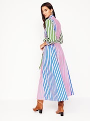 Boden Pink Clara Cotton 100% Cotton Shirt Dress - Image 3 of 6