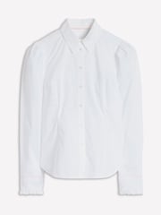 Boden White Cara Stretch Cotton Shirt - Image 5 of 5