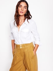 Белый - Boden 100рубашки из % хлопка и трикотажа Amy - Image 1 of 6