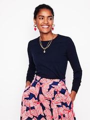 Boden Blue Emilia Crew Jumper - Image 1 of 6