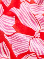 Boden Red Emilia Cotton Crew Jumper - Image 6 of 6