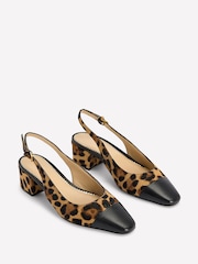 Boden Animal Block Heel Slingbacks - Image 1 of 3