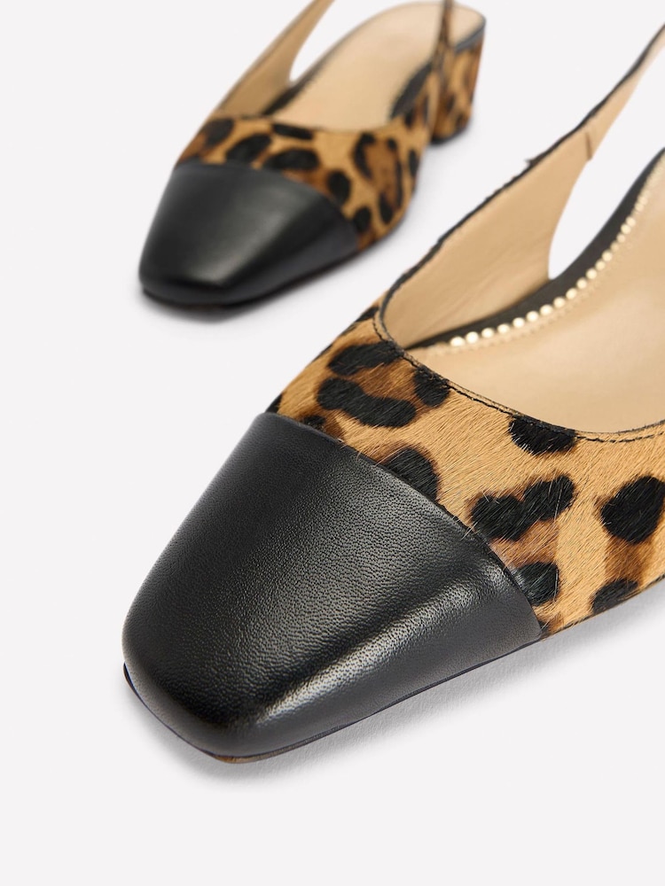 Boden Animal Block Heel Slingbacks - Image 2 of 3
