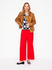 Boden Blue Holly Knitted 100% Cotton Jacket - Image 3 of 6