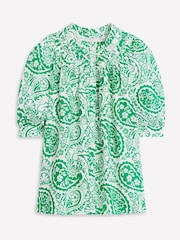 Boden Green Bea 100% Linen Top - Image 5 of 5