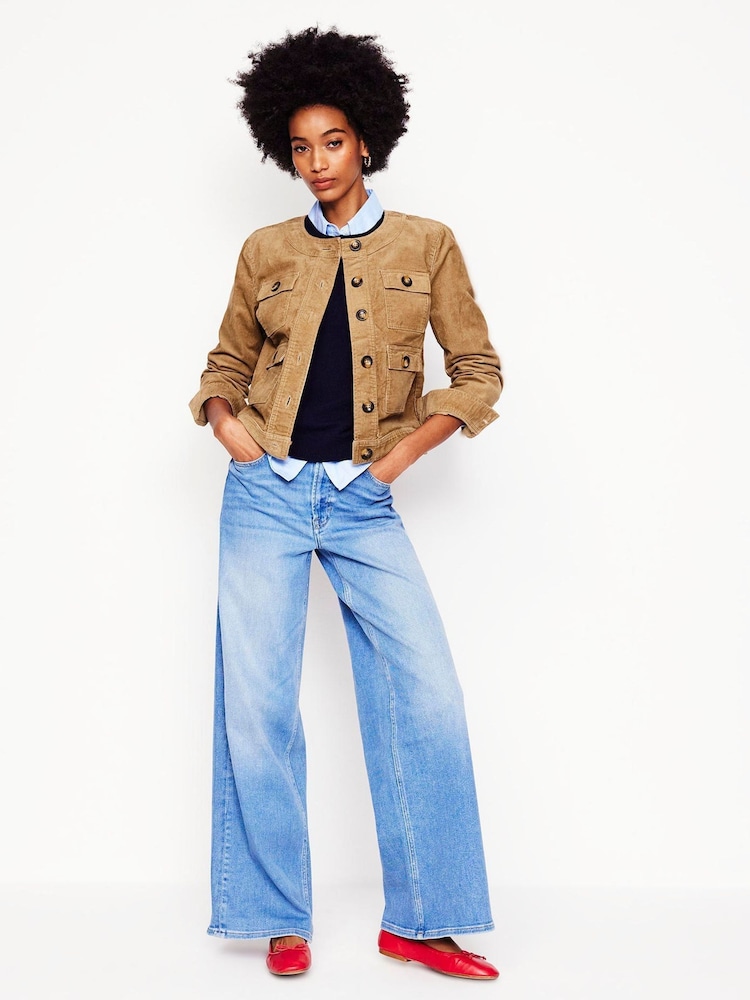 Boden Collarless Casual Jacket - Bild 1 von 4