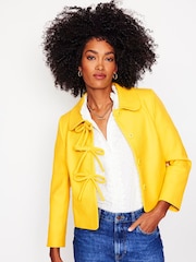 Boden Yellow Bow Jacket - Image 1 of 5