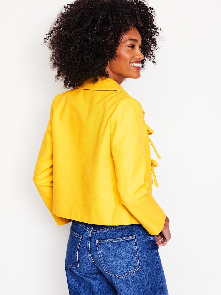 Boden Yellow Bow Jacket - Image 2 of 5