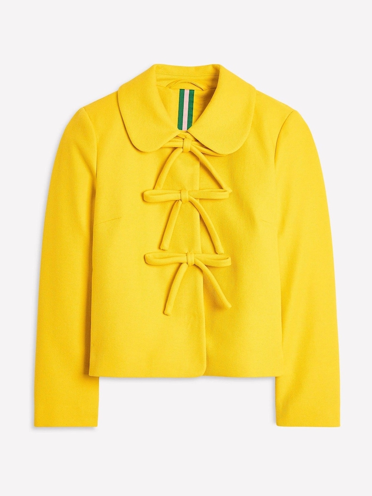 Boden Yellow Bow Jacket - Image 5 of 5