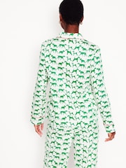 Boden Cream 100% Cotton Sateen 100% Cotton Pyjamas Shirt - Image 3 of 5
