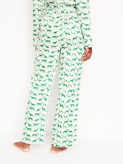Boden Cream 100% Cotton Sateen Pyjamas Trousers - Image 3 of 5