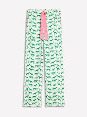 Boden Cream 100% Cotton Sateen Pyjamas Trousers - Image 5 of 5