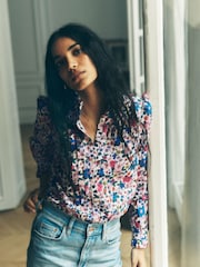 Boden Blue Felicity 100% Cotton Blouse - Image 2 of 6