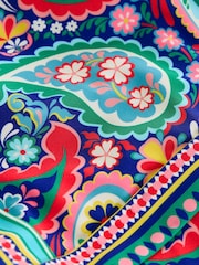 Boden Blue Lefkada Square Neck Swimsuit - Image 3 of 7