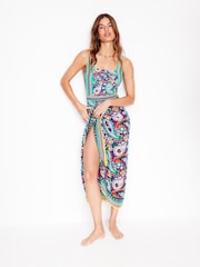 Boden Blue Lefkada Square Neck Swimsuit - Image 5 of 7
