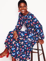 Boden Blue Leandra Jersey Midi Dress - Image 1 of 5