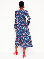 Boden Blue Leandra Jersey Midi Dress - Image 3 of 5