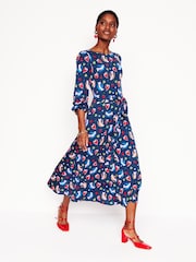 Boden Blue Leandra Jersey Midi Dress - Image 4 of 5