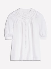 Boden White Bea 100% Linen Top - Image 5 of 5