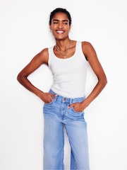 Boden White Essential Scoop Neck Vest - Image 1 of 6