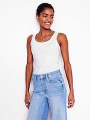 Boden White Essential Scoop Neck Vest - Image 3 of 6